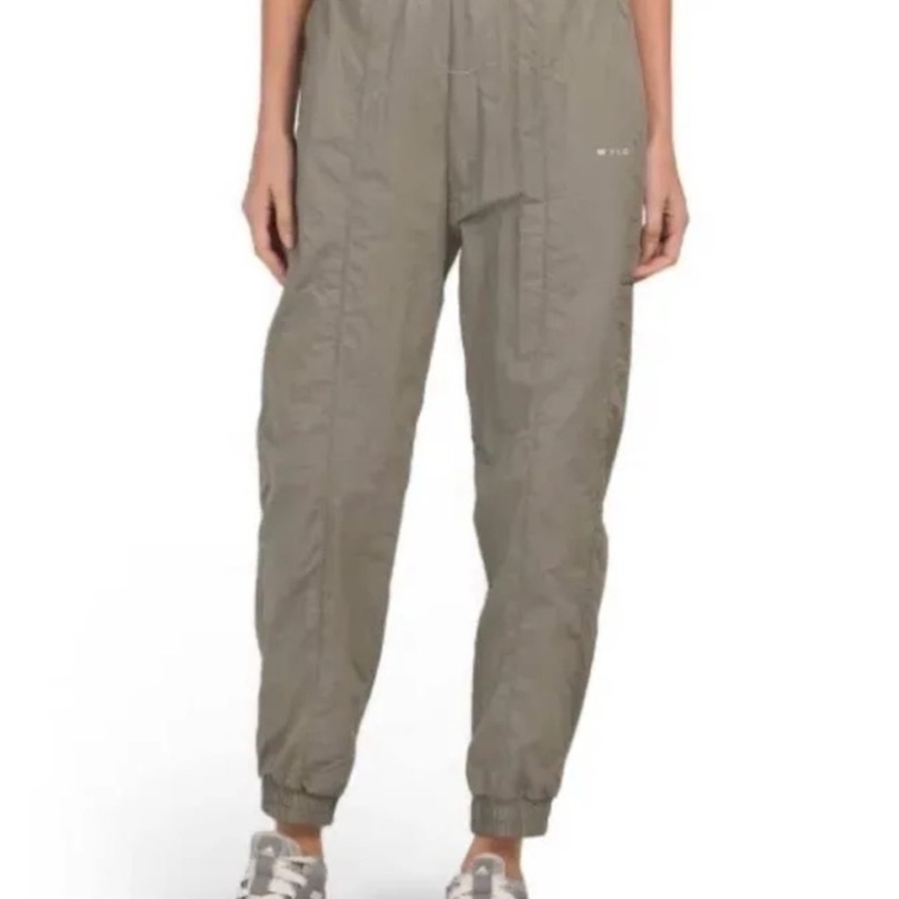 NWOT WILO The Label Sage Green Parachute Pants Joggers